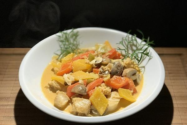 Bell Pepper and Fish Curry