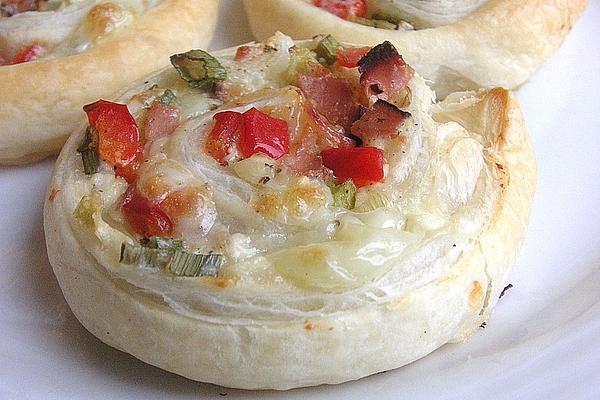 Bell Pepper and Ham Snails