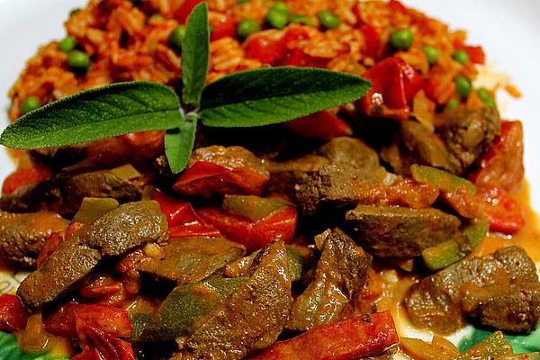 Bell Pepper Liver Pan