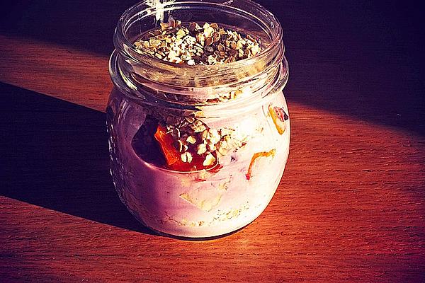 Bircher Muesli in Jam Jar