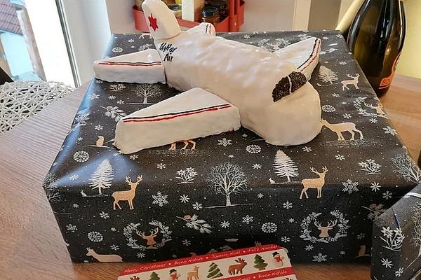 Birthday Cake as `Space Shuttle` or `Rocket Cake`