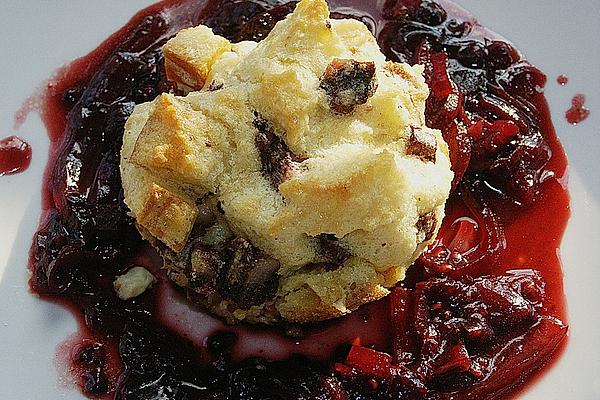 Black Pudding with Blackberry – Onion – Jam