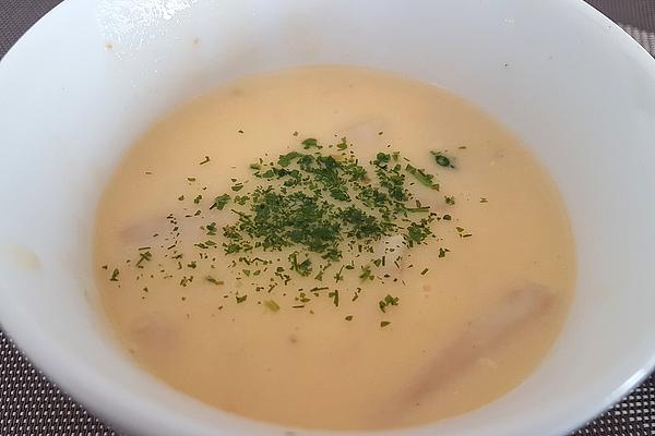 Black Salsify Soup Great-grandmother`s Style