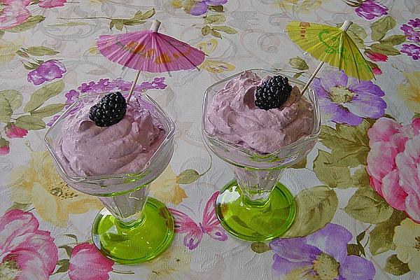 Blackberry Cream Dessert