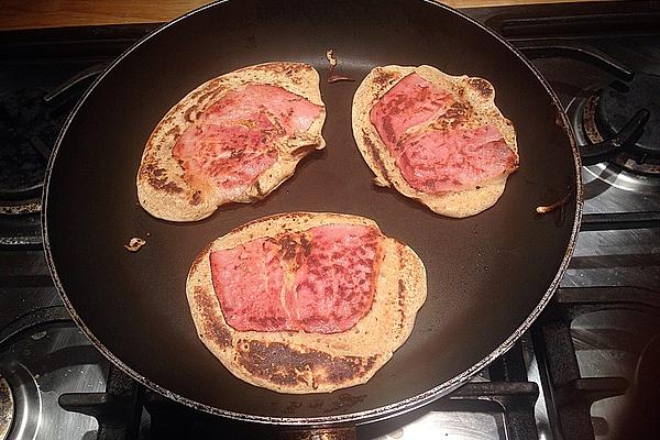 Blini Made from Rye and Wheat Flour