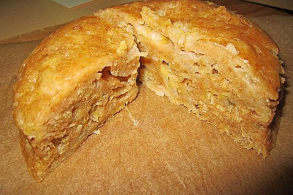 Blitz Cake with Oatmeal and Bananas