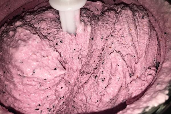 Blueberry Rice from Ice Cream Machine