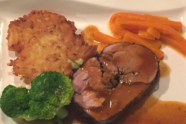 Boar Leg with Low Temperature and Special Sauce