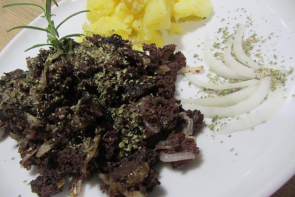 Boudin with Boiled Potatoes