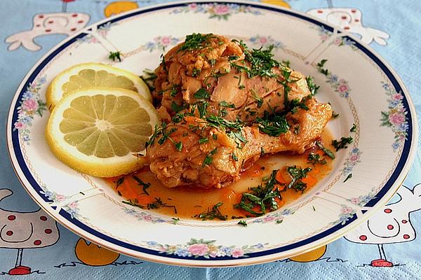 Braised Chicken Caucasian Style