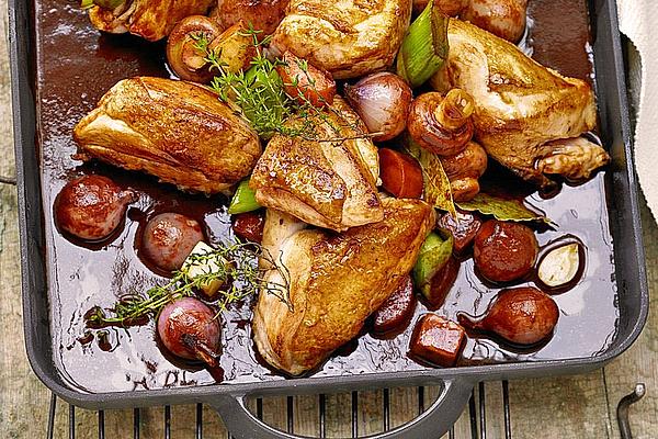 Braised Chicken in Red Wine