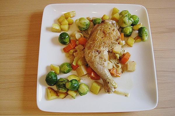Braised Chicken with Root Vegetables