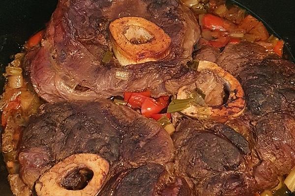 Braised Leg Slice from Dutch Oven