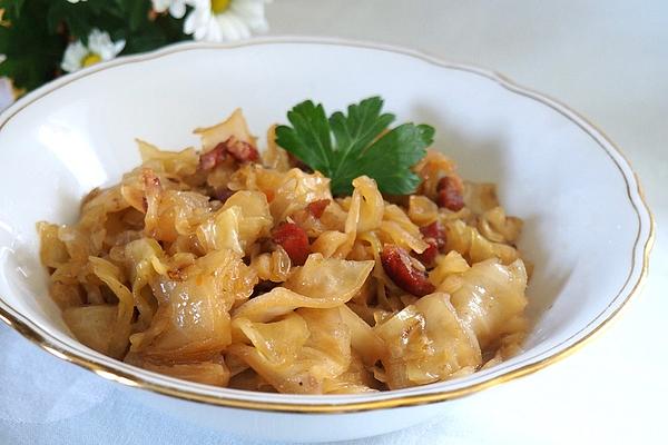 Braised, Sweet White Cabbage
