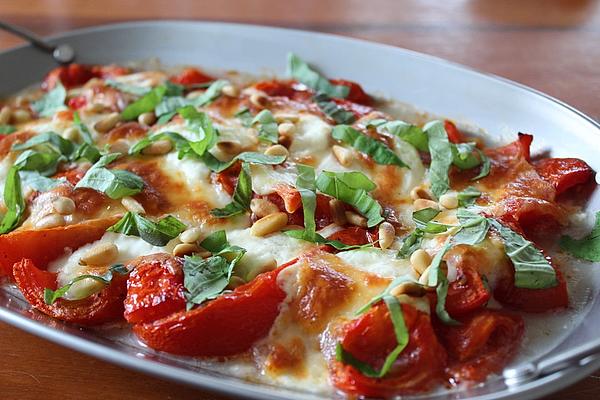 Braised Tomatoes Alla Burrata