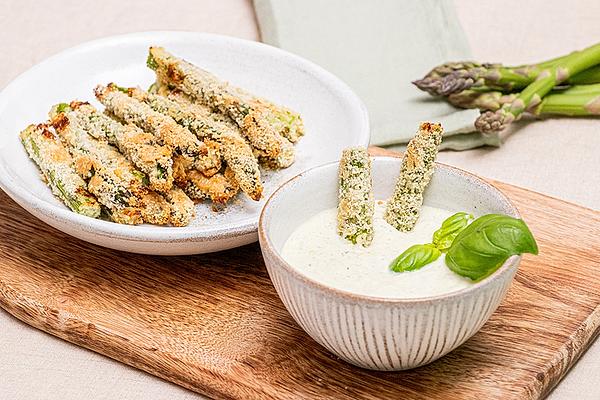 Breaded Asparagus Low Carb