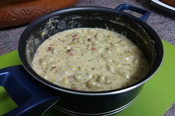 Broad Beans with Bacon