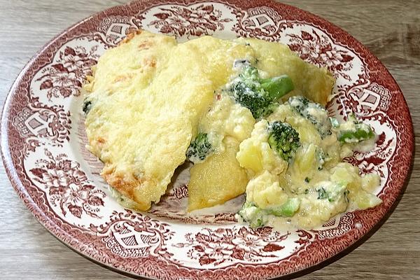 Broccoli and Potato Foam Gratin À La Didi