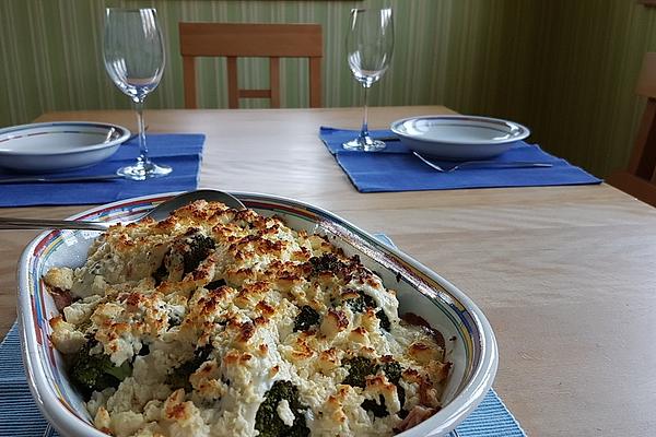 Broccoli Casserole with Feta Cheese