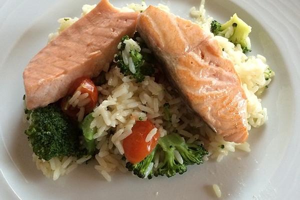 Broccoli – Salmon – Pan