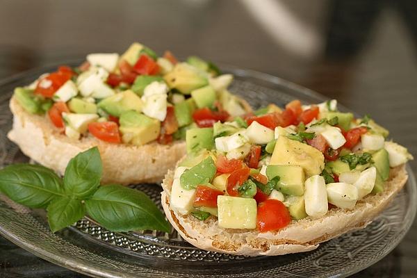 Bruschetta with Avocado