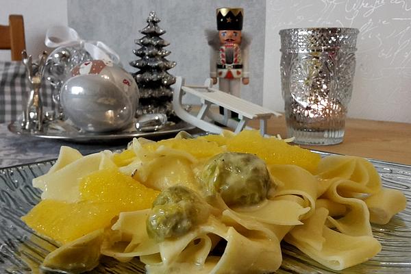 Brussels Sprouts in Orange Sauce