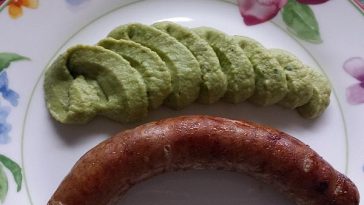 Leg of Goat with Brussels Sprouts