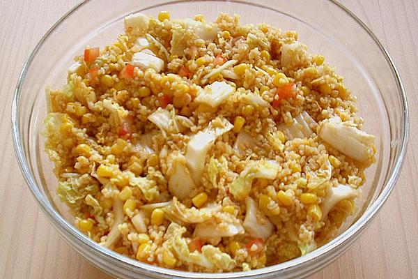 Bulgur – Corn – Chinese Cabbage – Salad