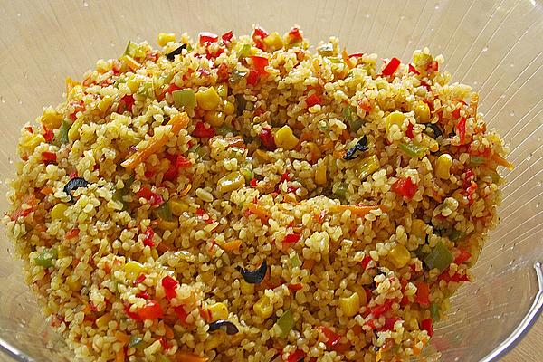 Bulgur Vegetables Pan