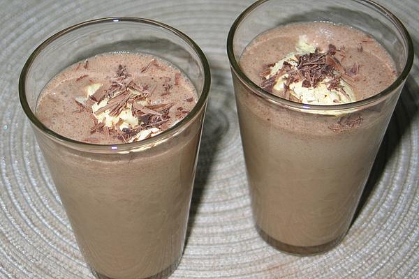 Cappuccino and Banana Smoothie