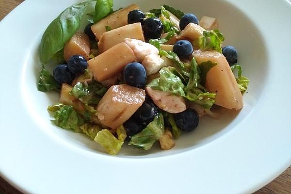 Caramelized Asparagus Salad with Goat Cheese