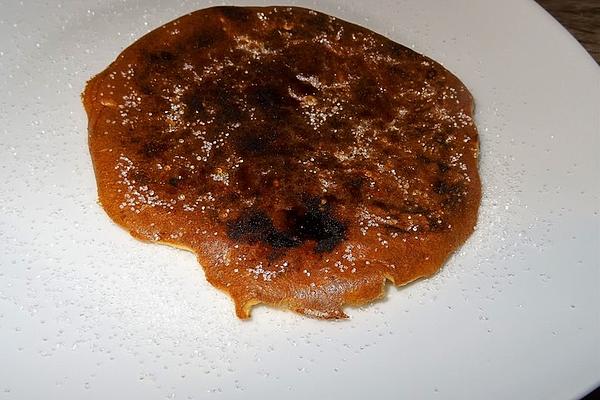 Caramelized Foam Pancakes with Apple Sticks À La Didi