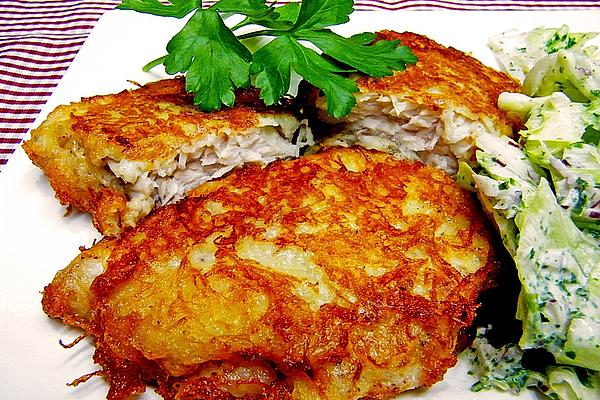 Carp Fillet with Potato Crust