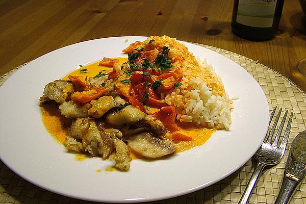 Carp Ragout on Paprika Sauce