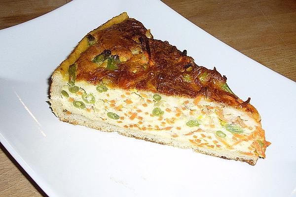 Carrot and Kohlrabi Tart