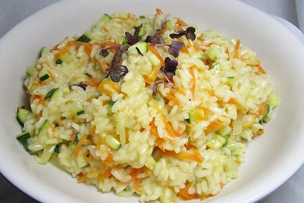 Carrot and Zucchini Risotto