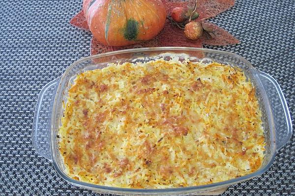Carrot, Kohlrabi and Parsley Root Gratin