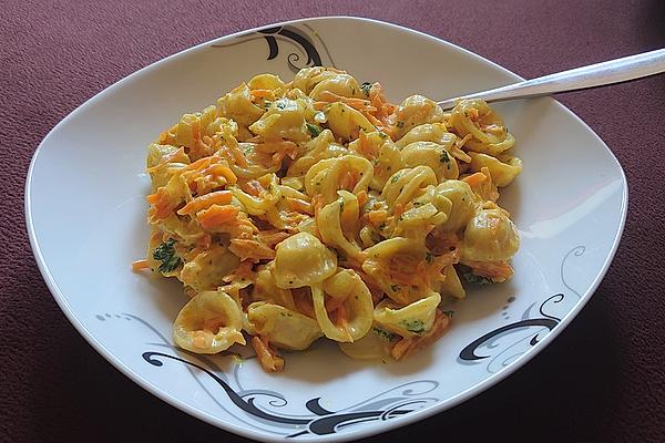 Carrots – Cream Cheese – Pasta