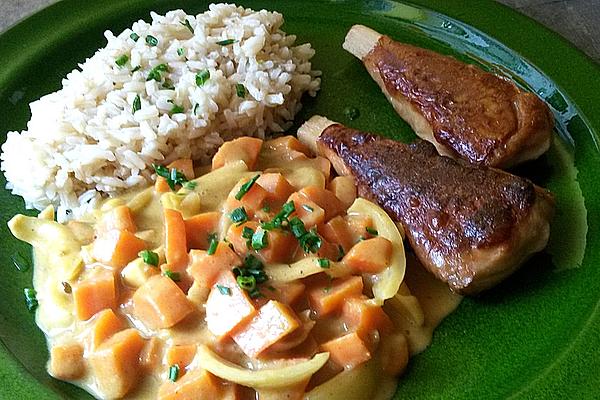 Carrots in Peanut Sauce