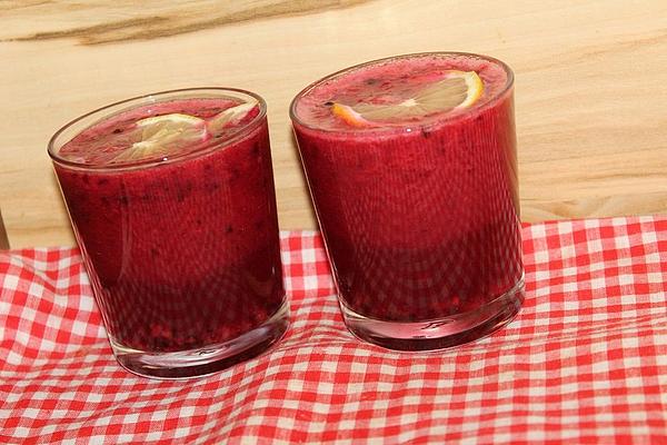 Cassis and Lemon Punch