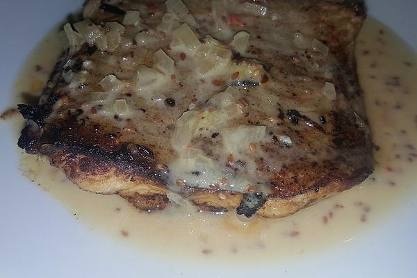 Catfish in Sesame – Honey – Orange Sauce