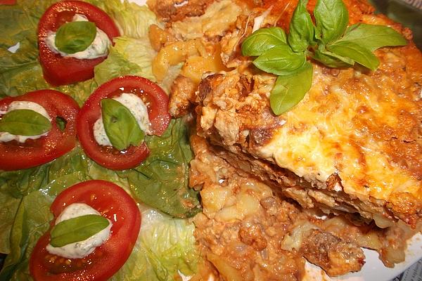 Cauliflower Minced Meat Casserole