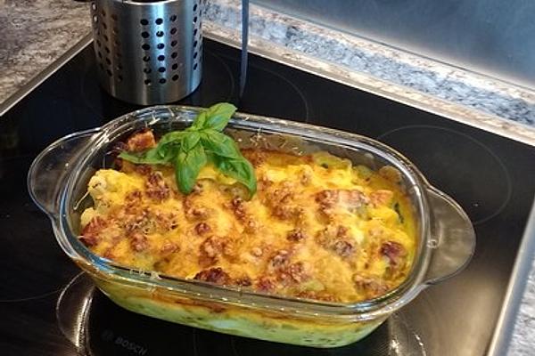 Cauliflower – Potato Casserole with Curry Sauce