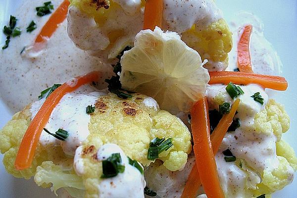 Cauliflower with Yogurt Sauce and Garam Masala