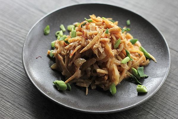 Celery in Saffron Milk