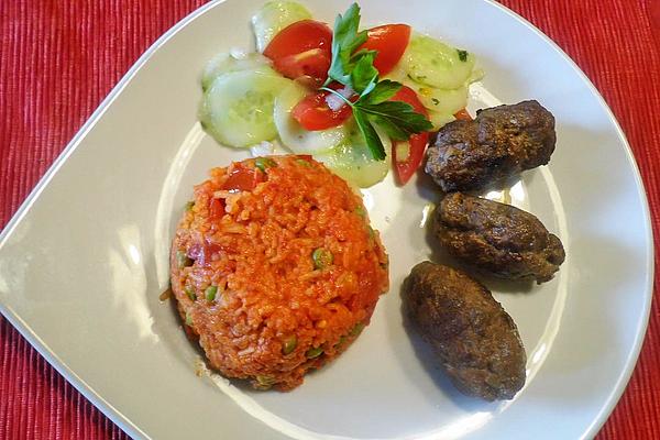 Cevapcici with Rice