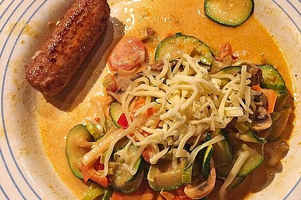 Cevapcici with Vegetables