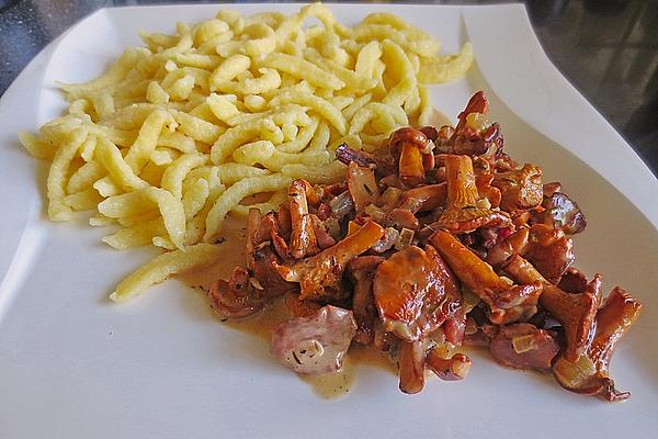 Chanterelle Cream Sauce