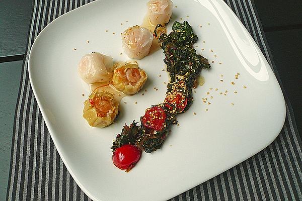 Chard Vegetables with Coriander Greens