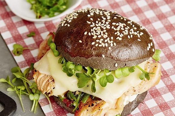 Chef Pulled Teriyaki Salmon Burger